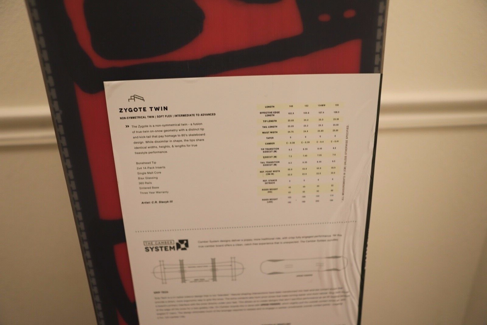 Arbor Zygote Twin 158