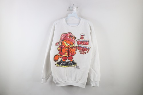 Vintage 90s Streetwear Womens XL Spell Out Garfield I Been
