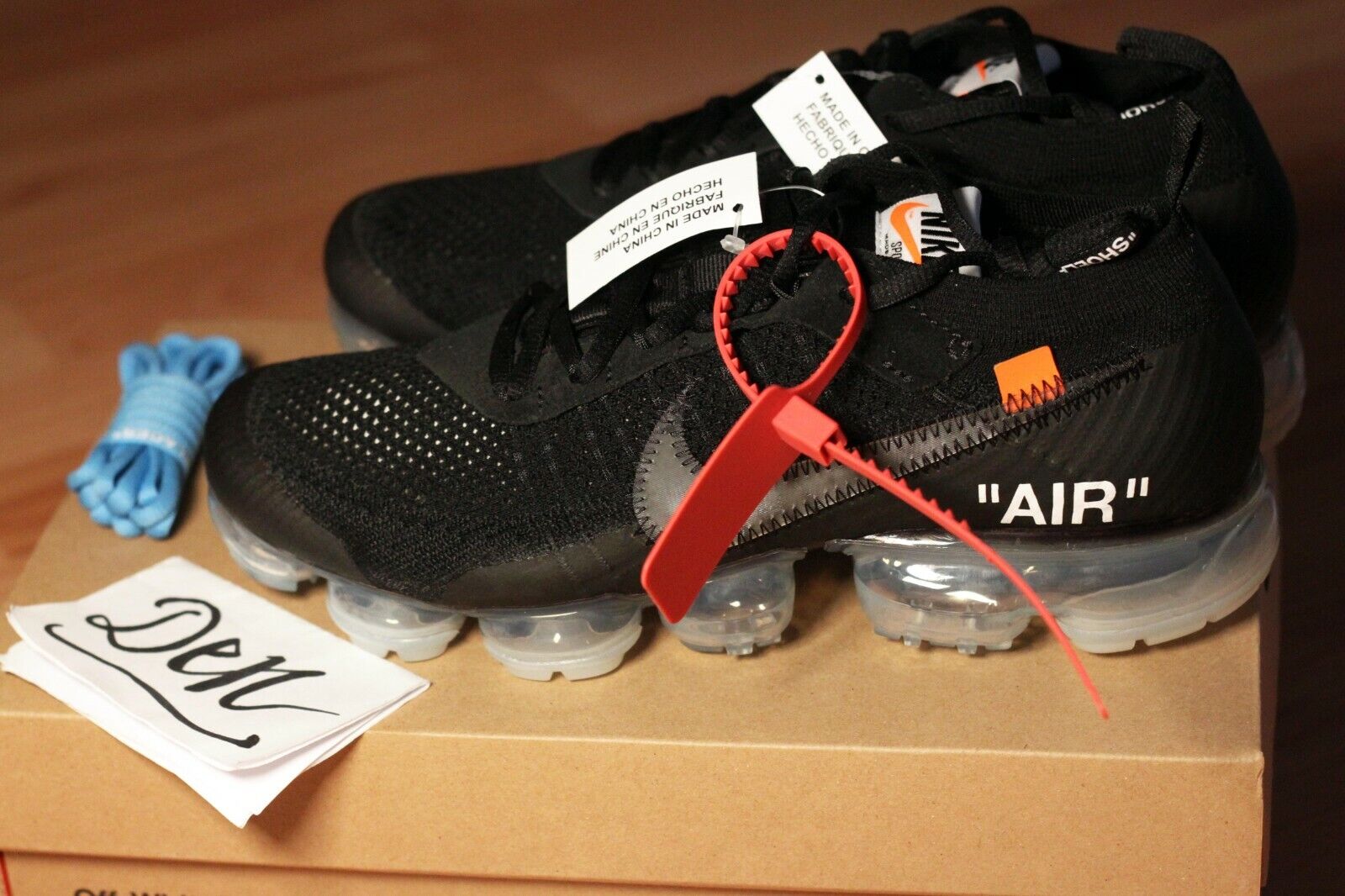 Nike Off White Vapormax Black US 9 42.5 Offwhite OG 2.0 Air Nike Off White Vapormax Black US 9 42.5 Offwhite OG 2.0 Air