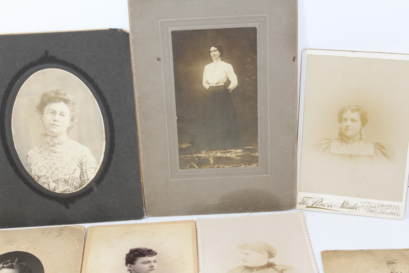 19 Antique Victorian Cabinet Cards Photographs Photos Women Ladies