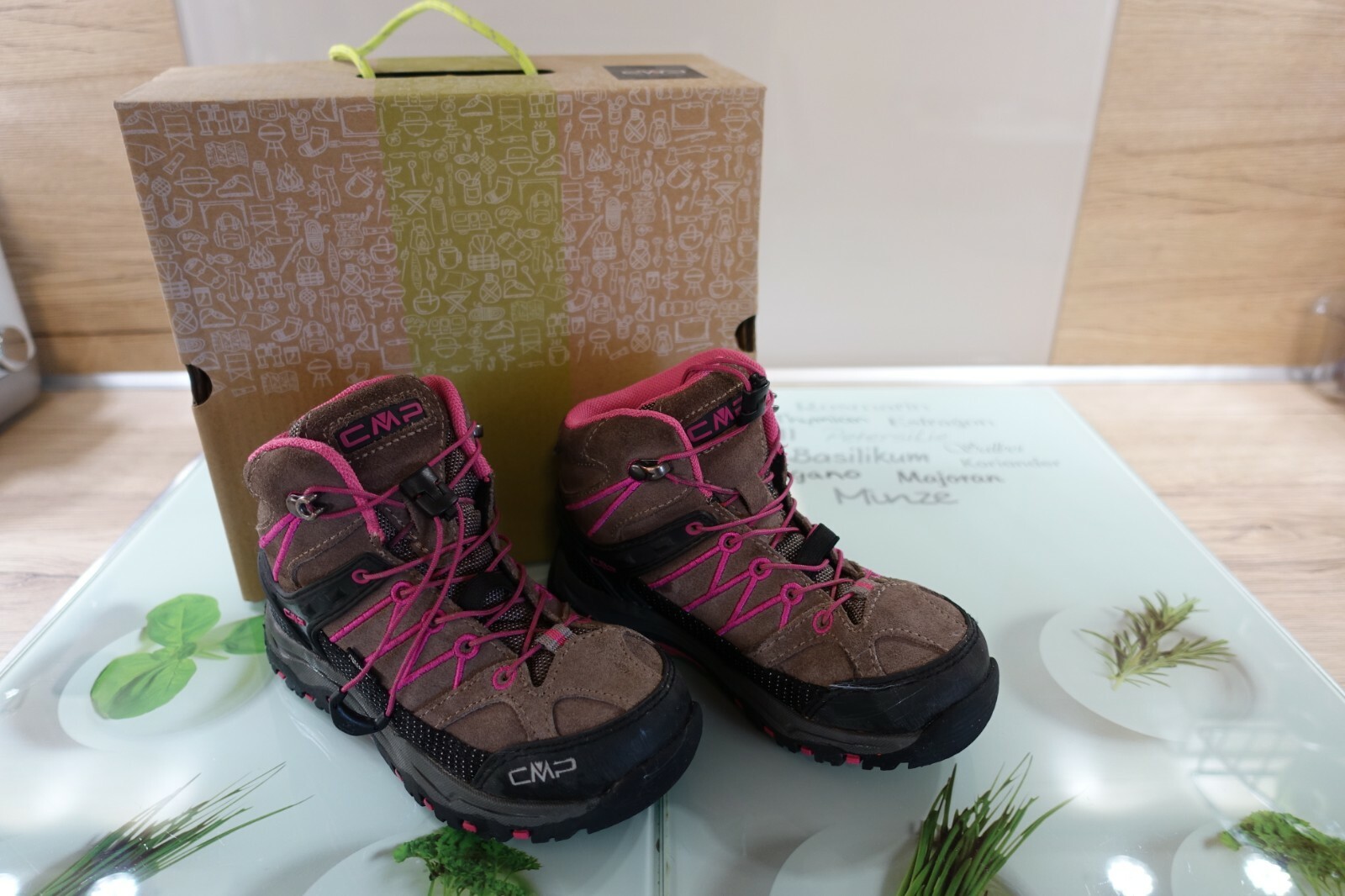 CMP Rigel Mid Kinder Schuhe Größe 29 Trekking-/ Wanderstiefel, Leder wasserdicht