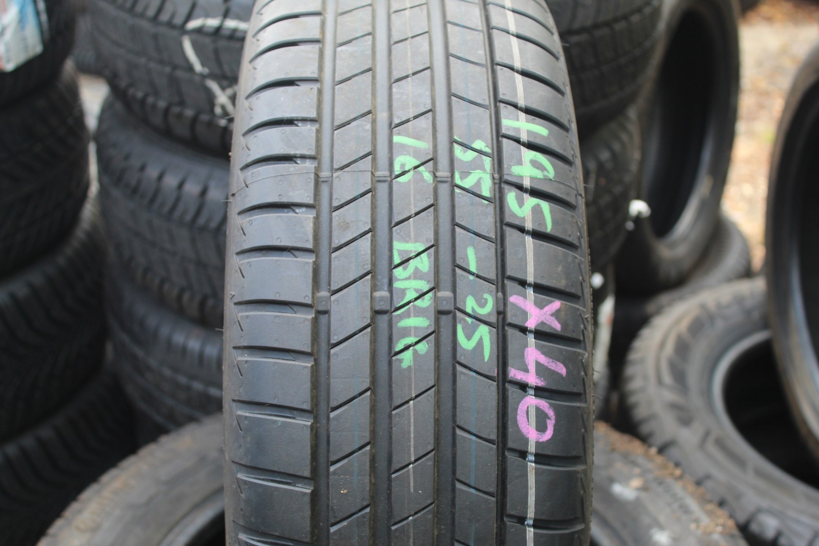New 195 55 16 Bridgestone, Turanza T005, 91V, x1 Single Tyre (F1_tyres) X40