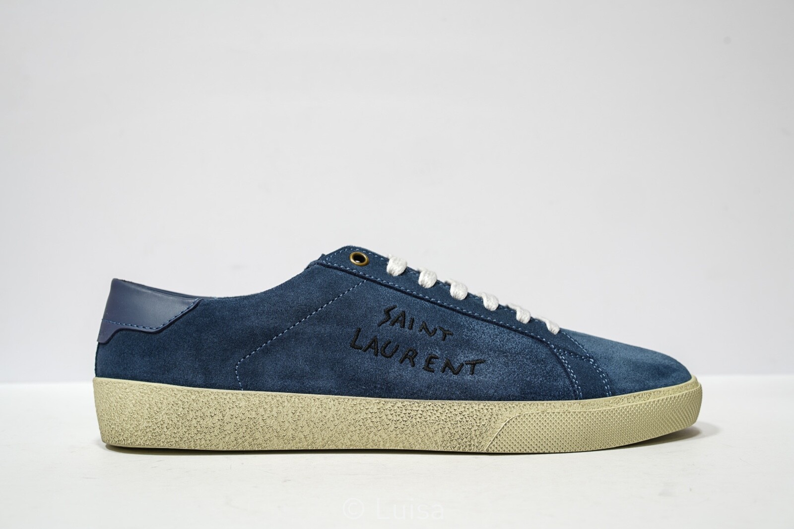 Blue Suede Sneakers 498209 New in Box 