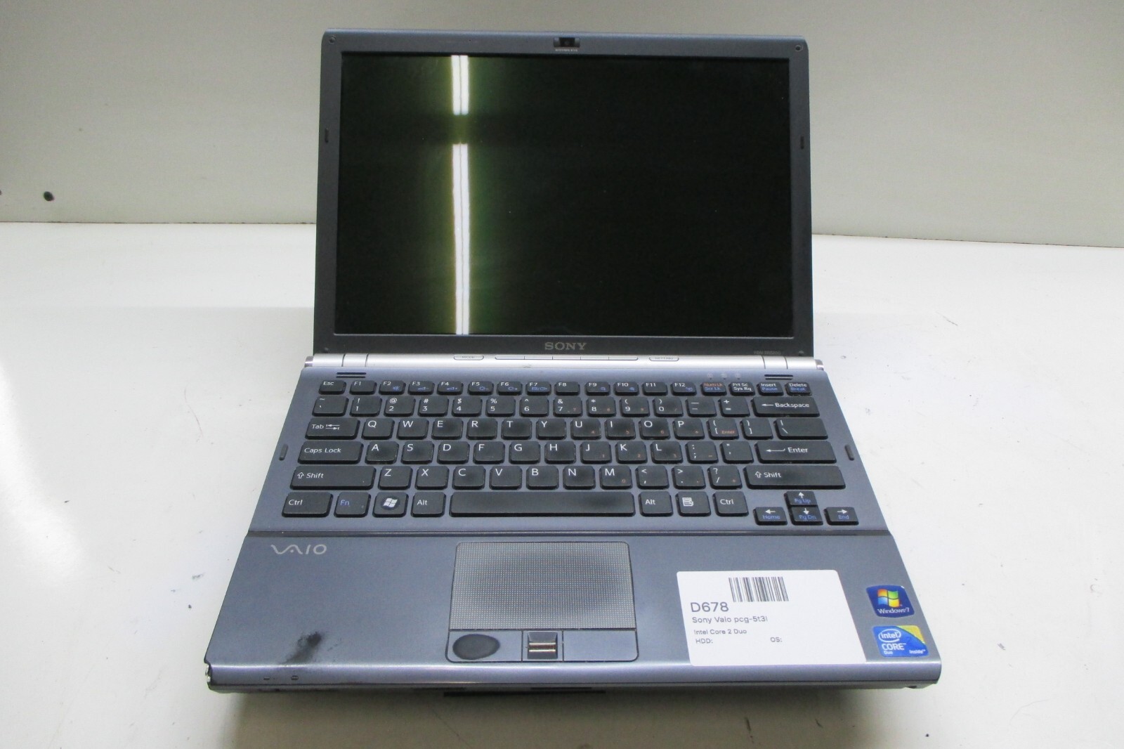 VAIO PCG-351N 中古 Sony Vaio pcg-5t3l Laptop Intel Core 2 Duo - Parts/Repair | eBay