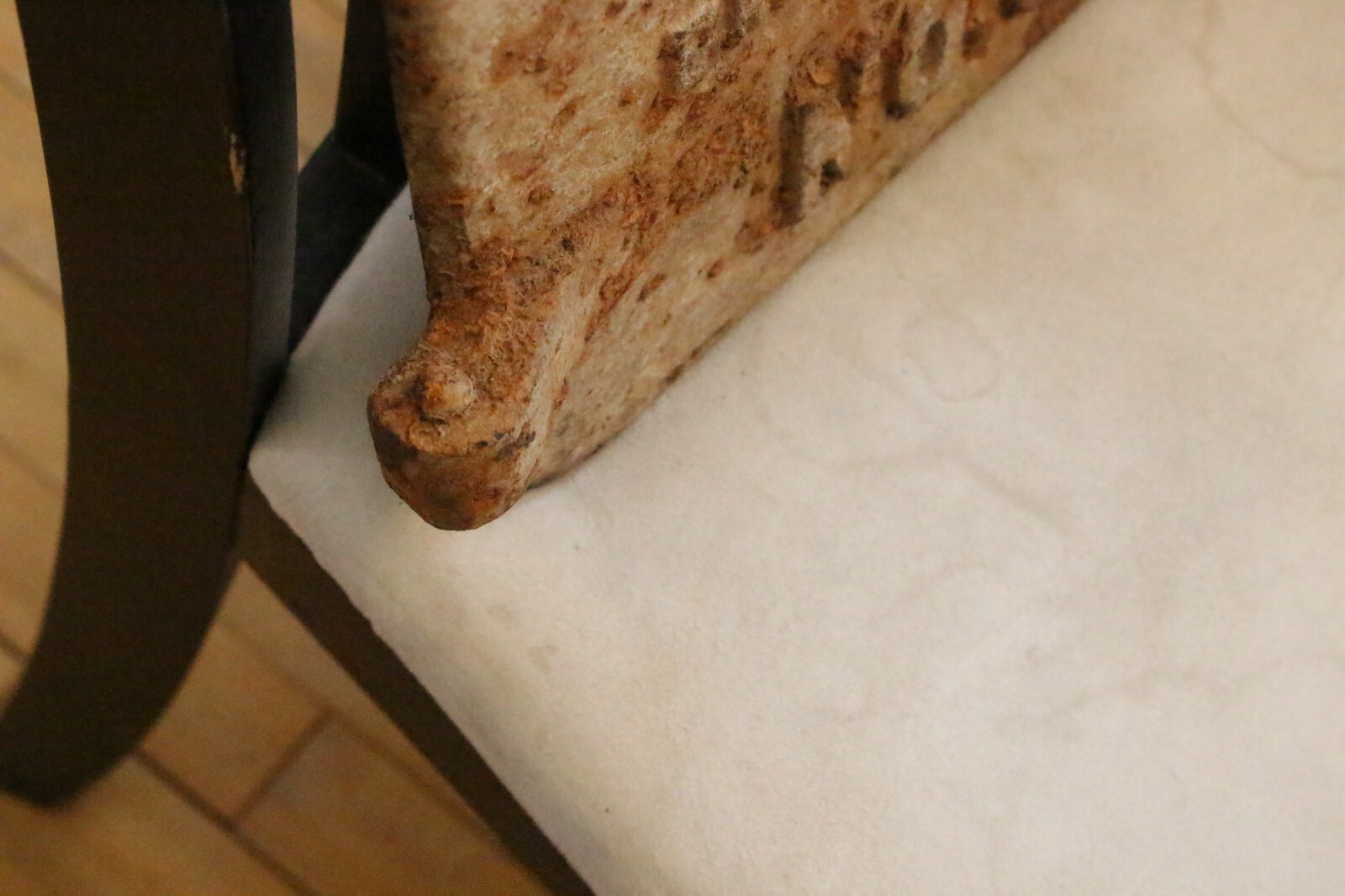 Antique 1910's BRIDGEPORT SAFETY EMERY WHEEL CO CAST IRON DOOR PLATE INDUSTRIAL