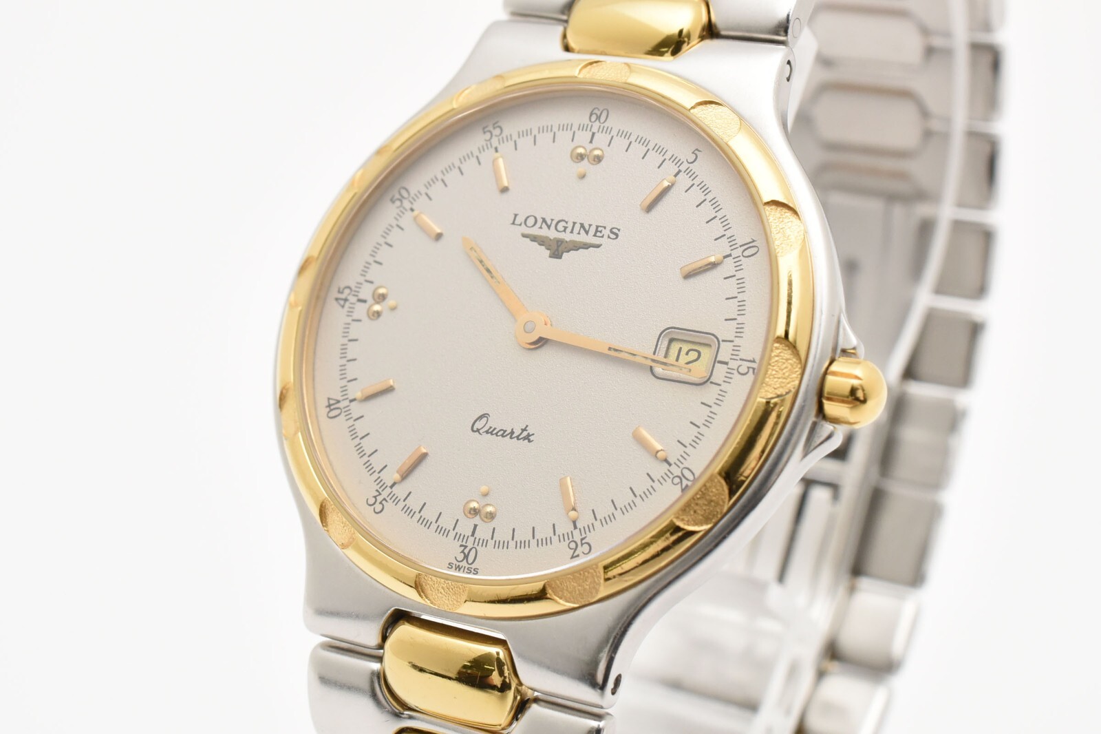 LONGINES 　メンズ腕時計　コンクエスト　L1.614.3 ジャンク Vintage 1990s LONGINES Conquest L1.614.3 Silver Dial Quartz