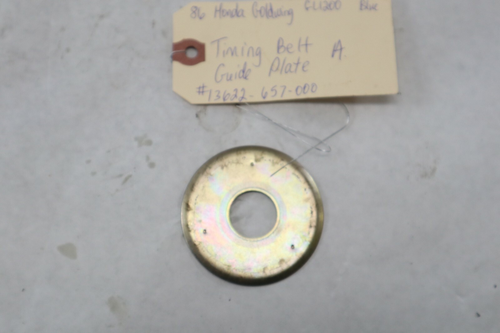 OEM Honda Motorcycle Timing Belt Guide Plate A 1986 Goldwing