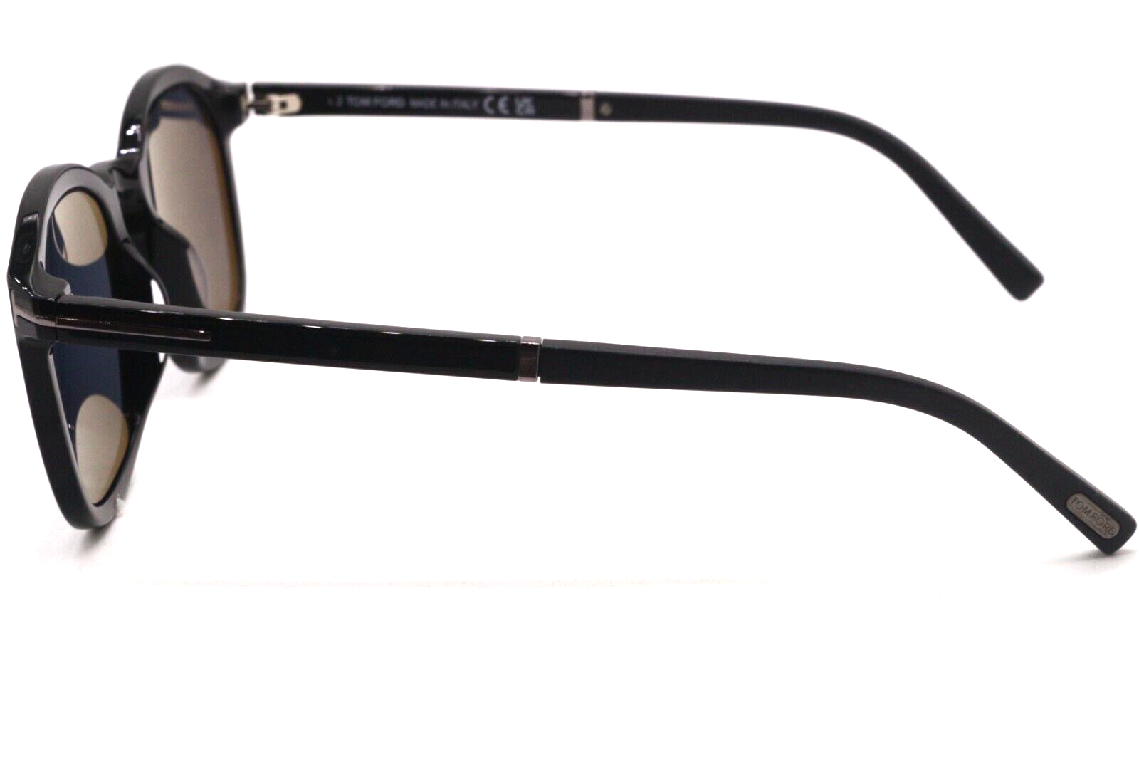 Pre-owned Tom Ford Tf1020-n 01d Jayson Black/polarized Grey Lens Authentc Sunglasses 52-21