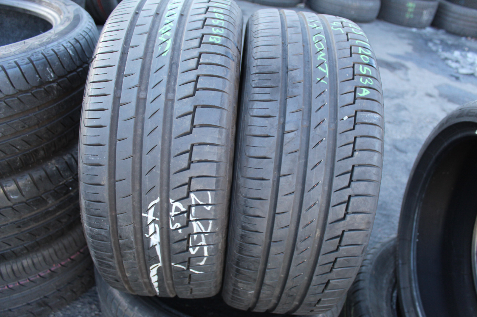 225 45 17 Continental, PC 6, 91Y/91W, x2 A Pair 7.0mm (F1_tyres) FO L2053