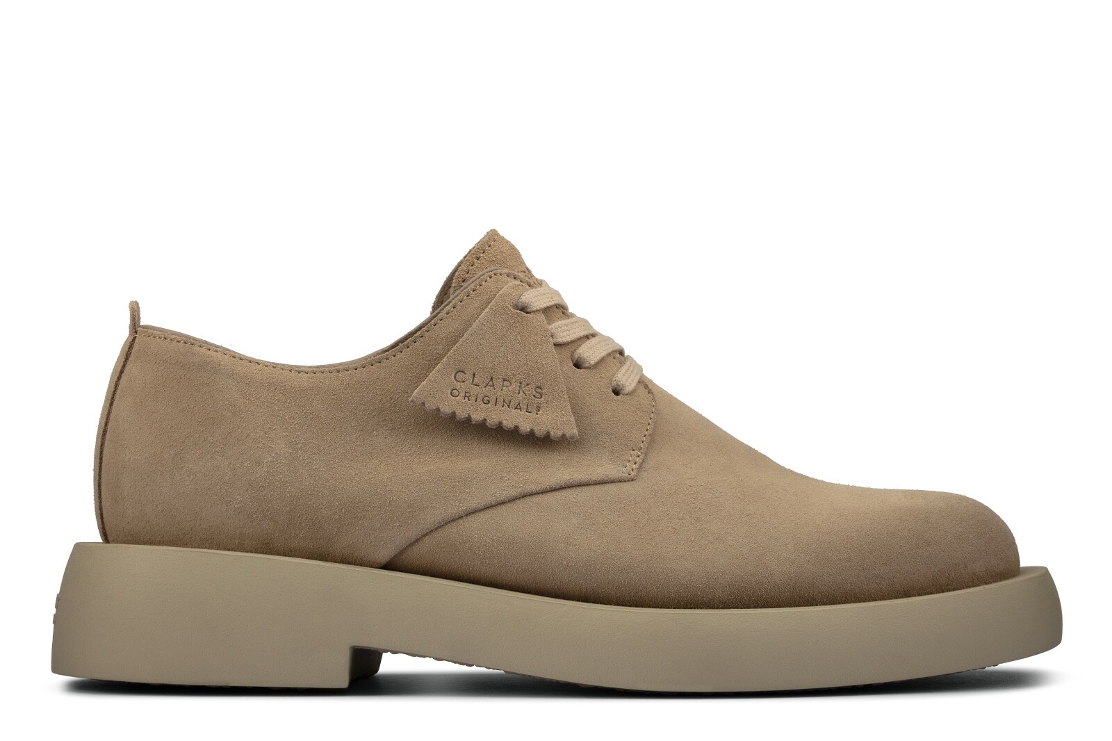 Pre-owned Clarks Men's Mileno London Sand Suede Casual Shoes 26160862 In Beige