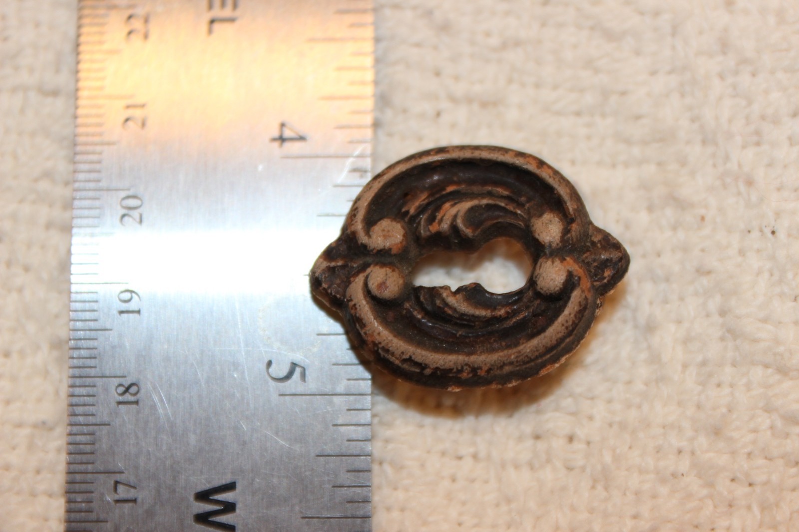 Ornate Carved Keyhole Escutcheon
