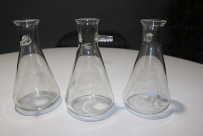 3 KIMAX # 27060 500 ML FILTER FLASKs Science Beaker