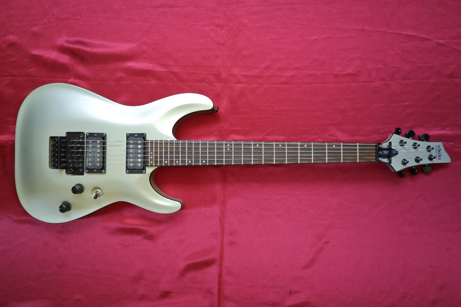 Schecter C-1 FR Stealth 2014 - silver | eBay Schecter C-1 FR Stealth 2014 - silver | eBay