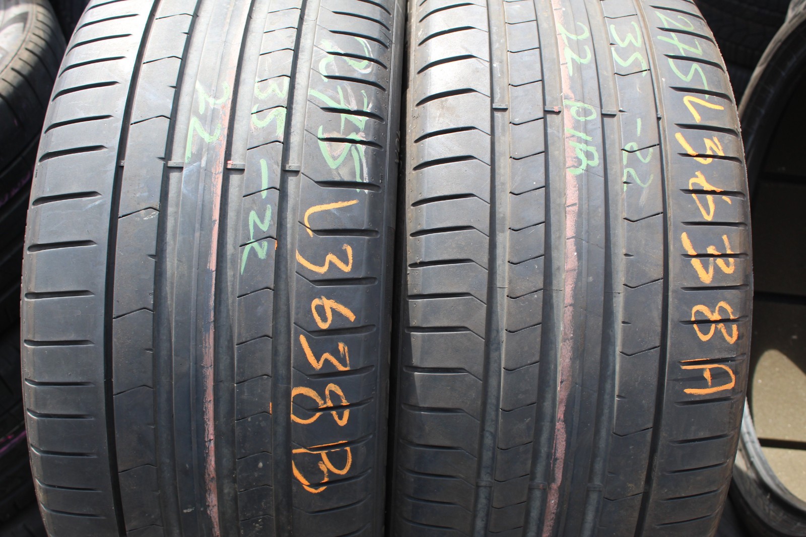 275 35 22 Pirelli, P Zero, XL, VOL, PNCS, 104W, x2 A Pair 5.5mm (F1_tyres) L3638