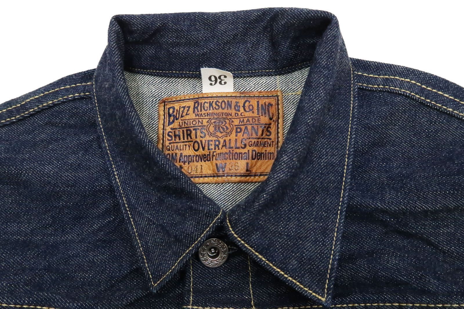 Pre-owned Buzz Rickson's Toyo Enterprises Br16041 Denim Jacket Type 1 Great War 36,42,44 In Blue