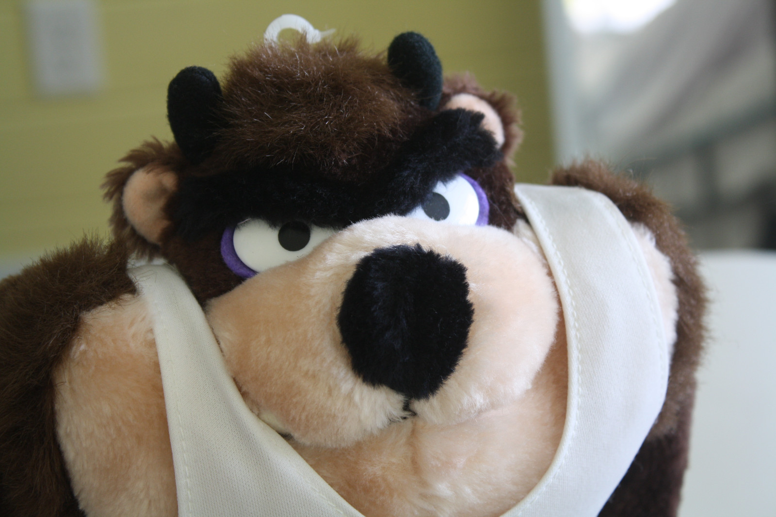 NEW Vtg TASMANIAN DEVIL 1989 Plush! Taz Stuffed Animal NWT Looney Tunes