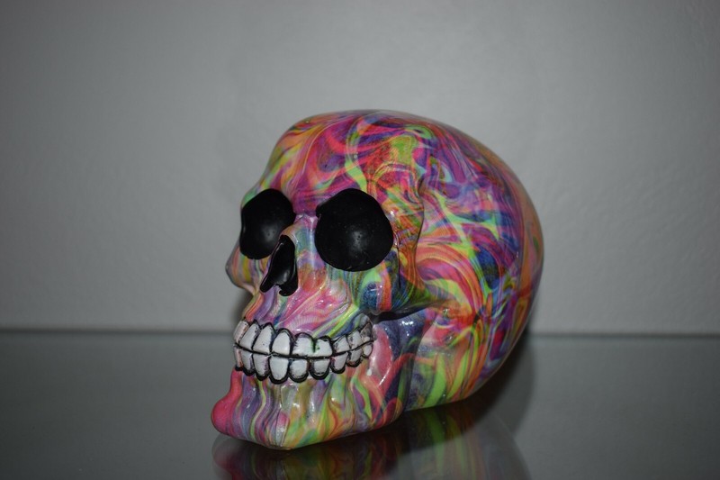  Gothic Skull Dekoration Materiaal Kunststein Deko TotenkÃ¶Pfe