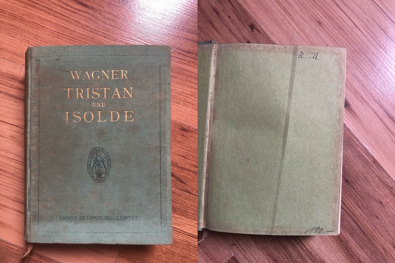 Wagner, Tristan Und Isolde, Breitkopf 1904 Orchestre Partition Ex Roger-Ducasse