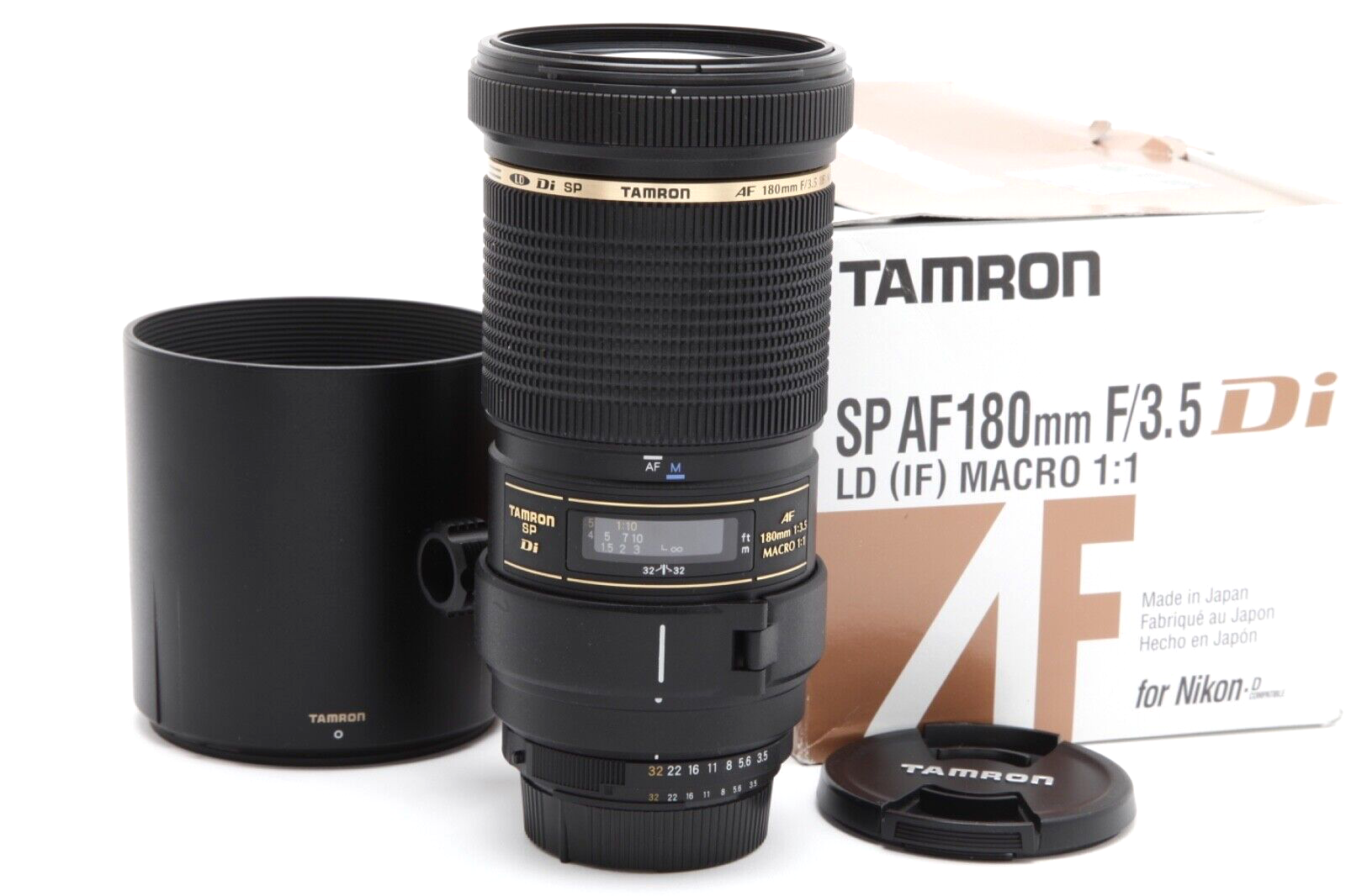Tamron SP 180mm f3.5 Macro Di Lens for Nikon AF with Box Tamron SP 180mm f3.5 Macro Di Lens for Nikon AF with Box