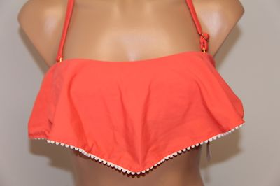 New Raisins Swimsuit Bikini Bra Top Size S Shayla Bandeau COR