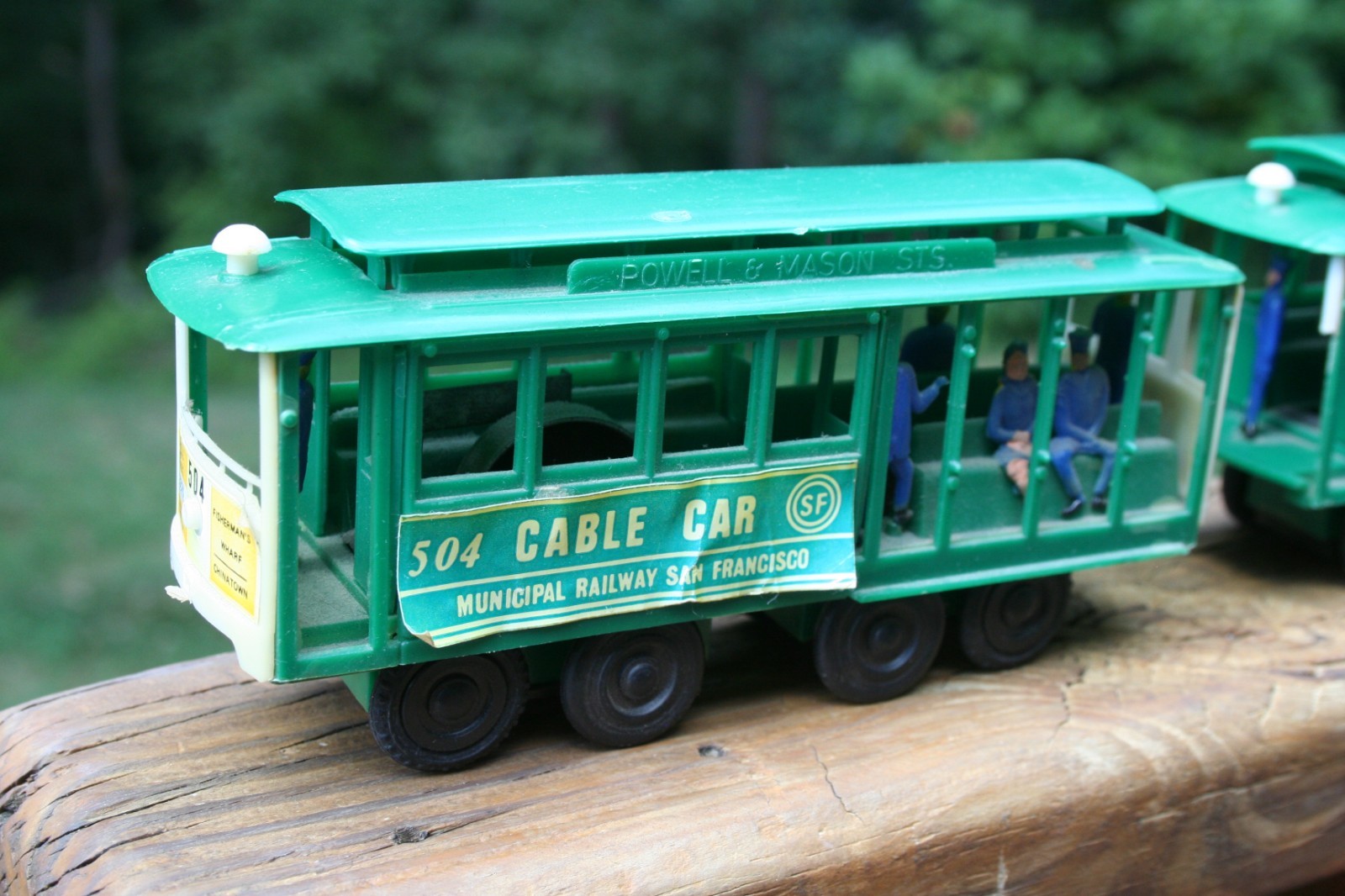 Vintage Friction Municipal Railway San Francisco Powell and Market Cable Cars