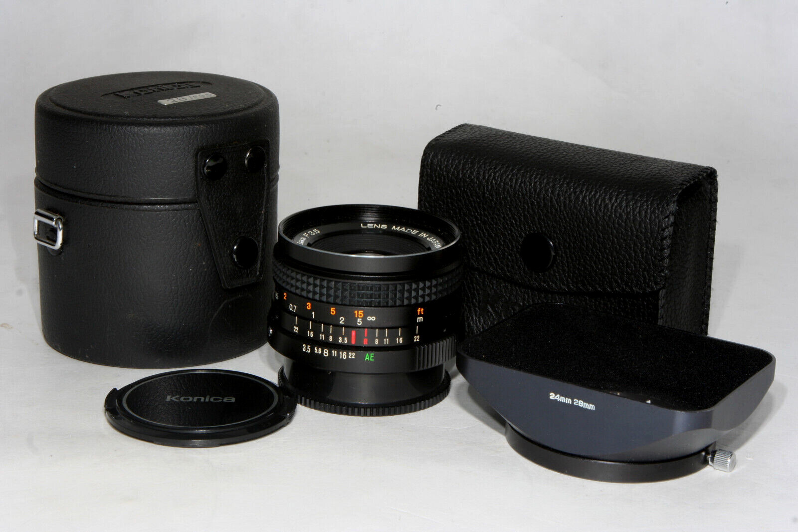 Konica Hexanon AR 28mm F3.5 » Konica中文资料站