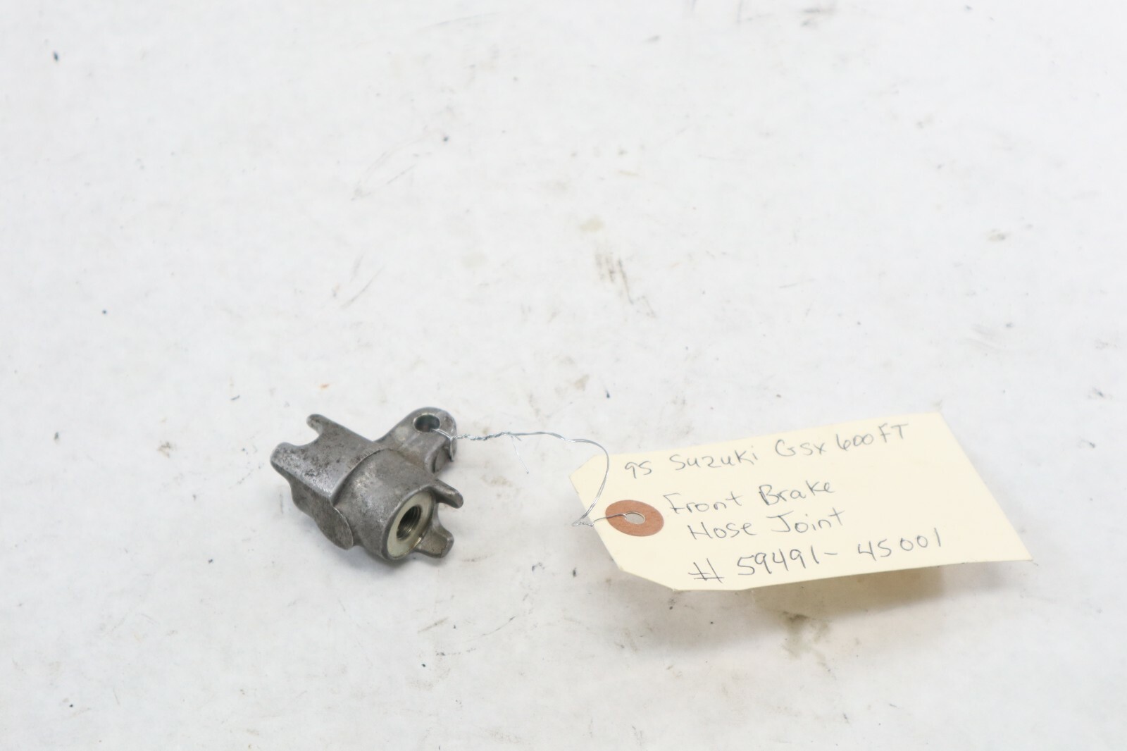 OEM Suzuki Motorcycle Front Brake Hose Joint 1995 Katana