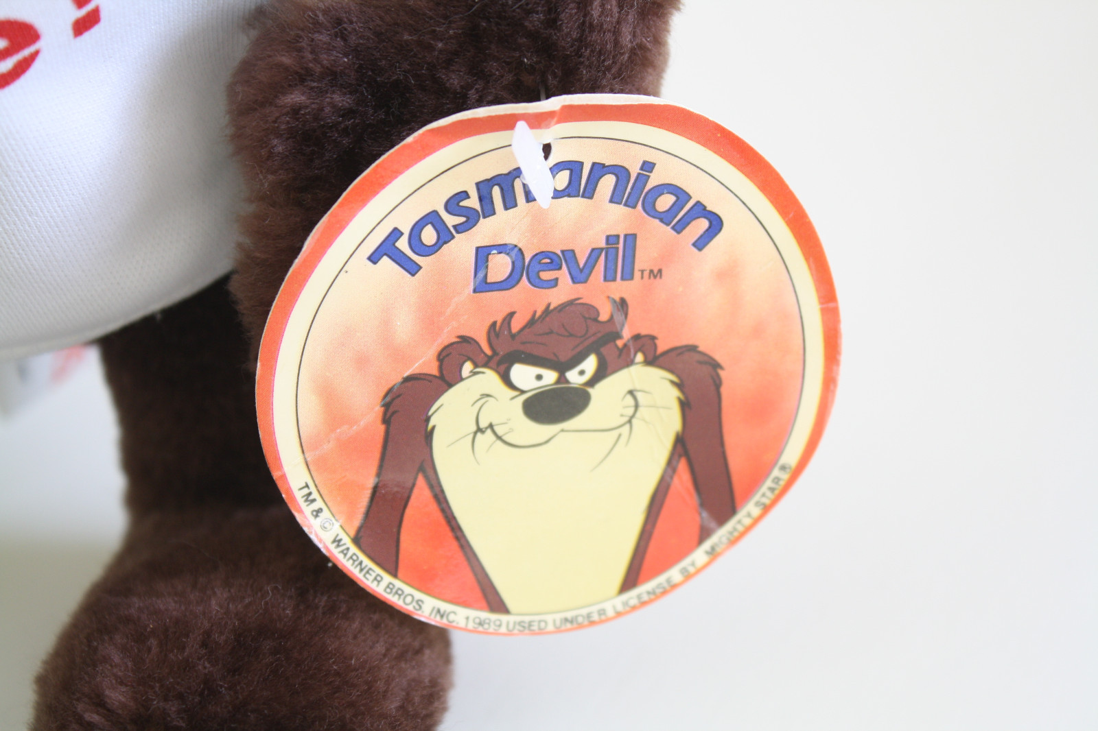NEW Vtg TASMANIAN DEVIL 1989 Plush! Taz Stuffed Animal NWT Looney Tunes