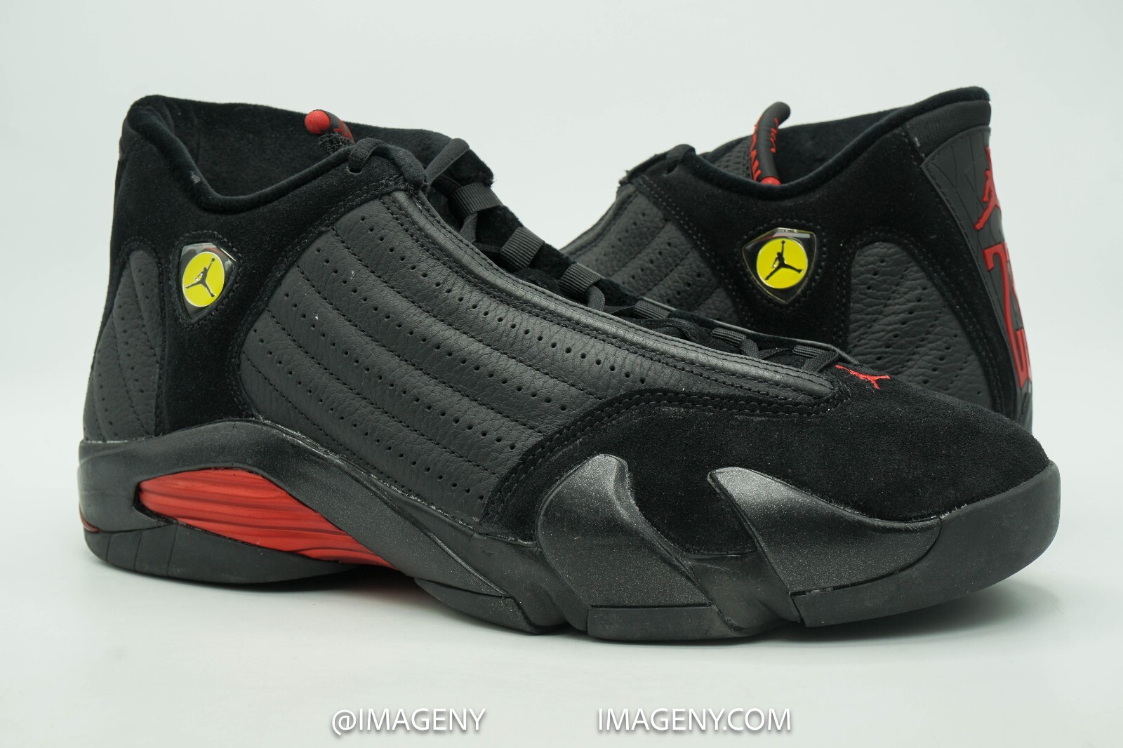 AIR JORDAN XIV 14 RETRO NEW SZ 11.5 LAST SHOT BLACK VARSITY