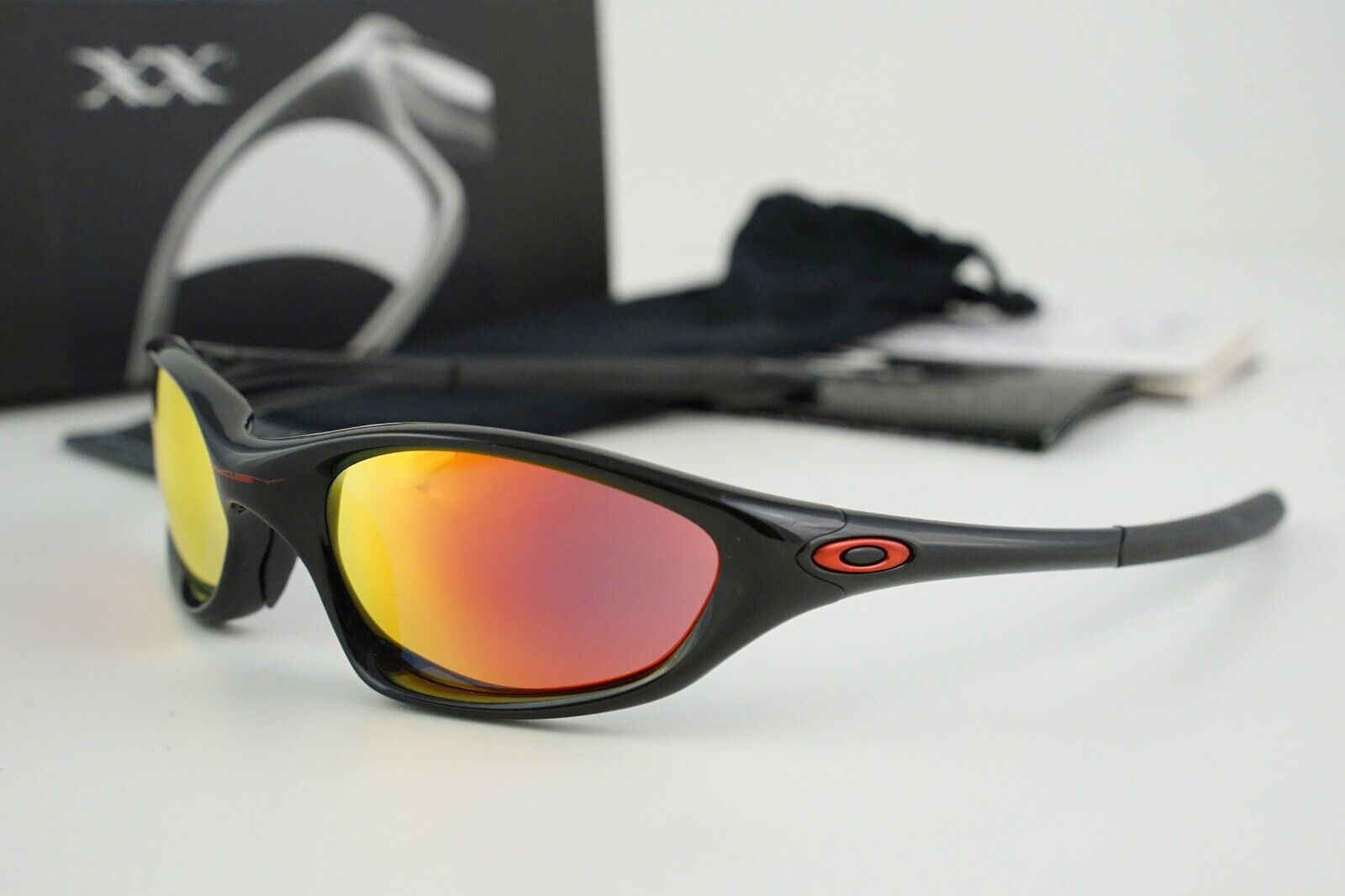 New in Box! Oakley XX Twenty 5.56 Polished Black/Ruby New in Box! Oakley XX Twenty 5.56 Polished Black/Ruby