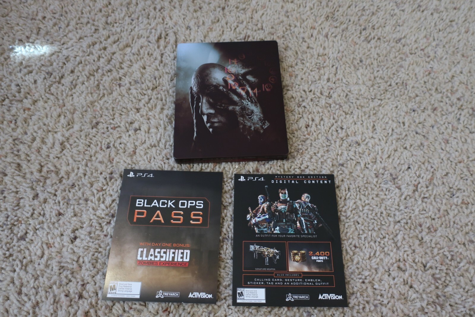 Call of Duty: Black Ops 4 IIII (Sony Playstation 4) Steelbook + DLC (Read Desc.)