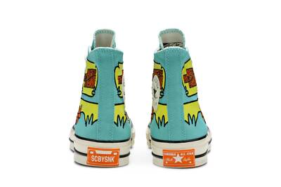 Pre-owned Converse Scooby-doo X Chuck 70 High 'the Mystery Machine' 169072c In Pool Blue/sulfur Spring/egret