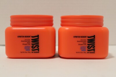 2 Pk Twist Stretch Seeker 3-in-1 Curl Stretching Cream For Curly Hair, 8.5oz New
