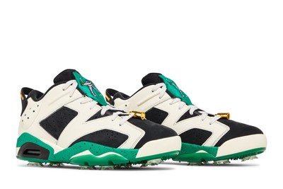 Pre-owned Jordan Air  Eastside Golf X Air  6 Retro Low Golf '1961' Fj0848-100 In White/malachite/black/metallic Gold