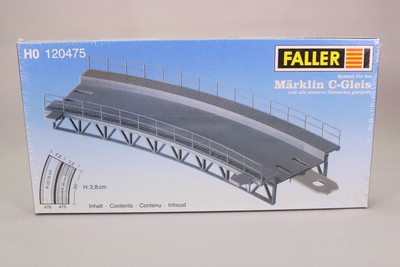 ZM094 FALLER 120475 Maquette train Ho Chemin roulement courbe Curved track bed