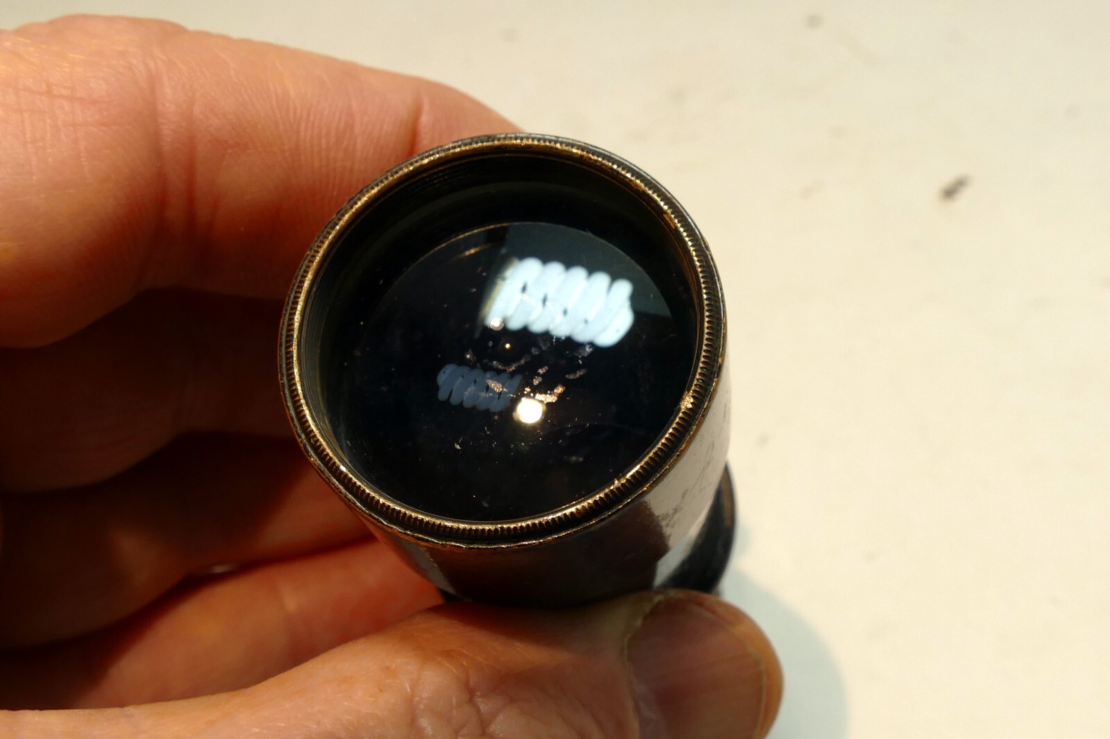 Antique Telescope Brass Nautical Spyglass 19th century compact