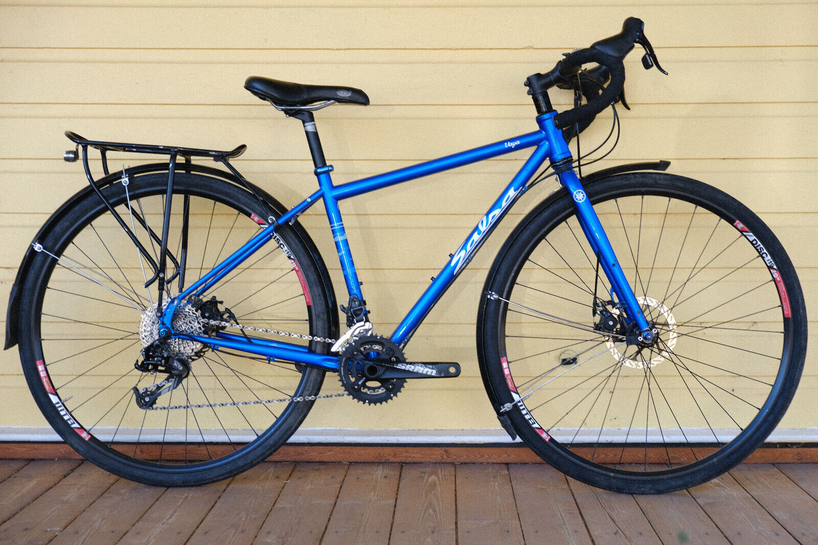 Salsa Vaya Loaded Touring Bike 52cm Steel w/Rack Fenders Salsa Vaya Loaded Touring Bike 52cm Steel w/Rack Fenders