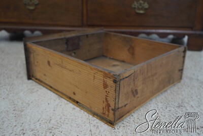 F65770EC: English 18th Century Antique Oak Linen Cabinet	