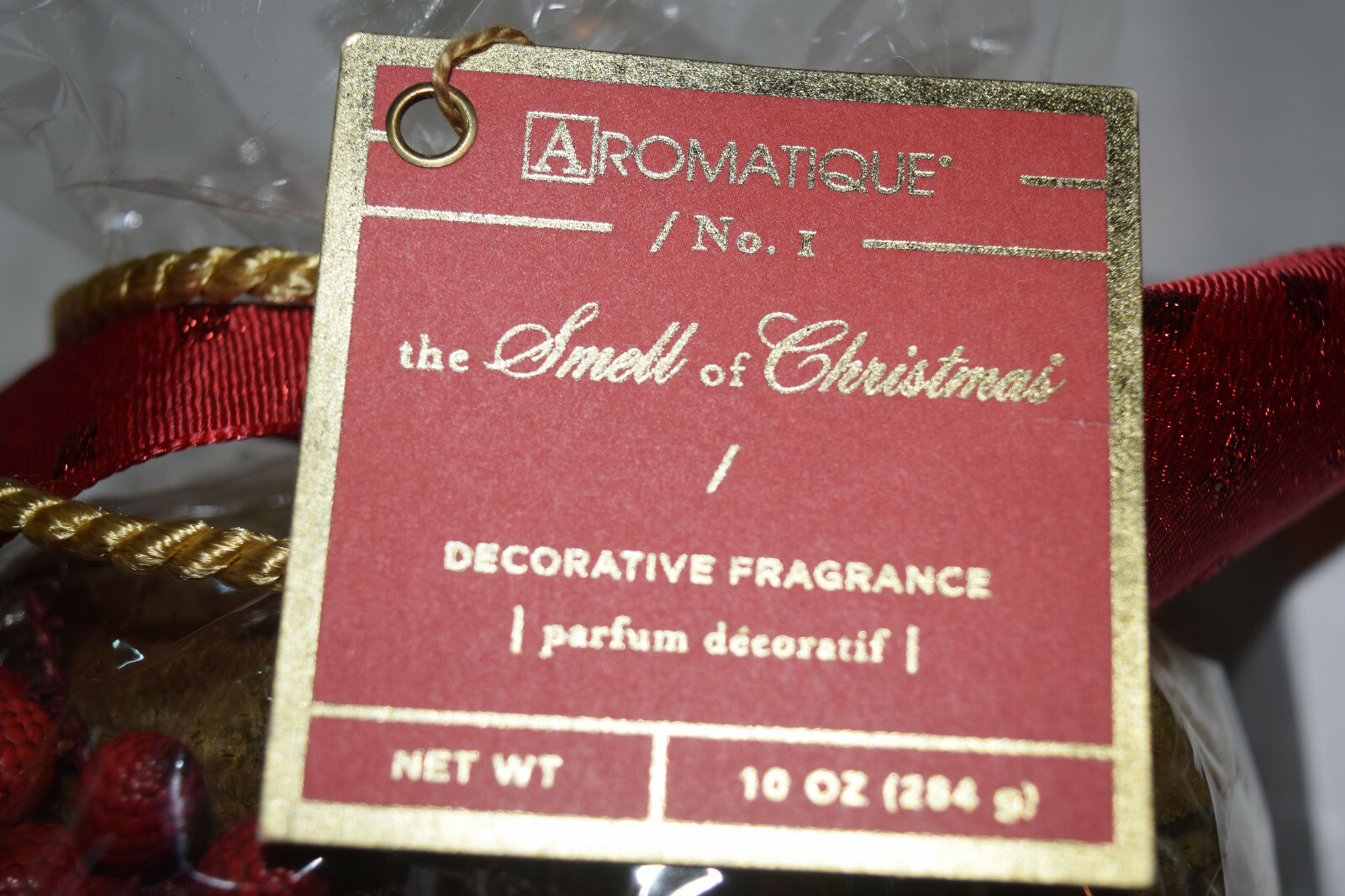 Lot of 3 Aromatique The Smell of Christmas Decorative Bourbon & Bergamot Candles