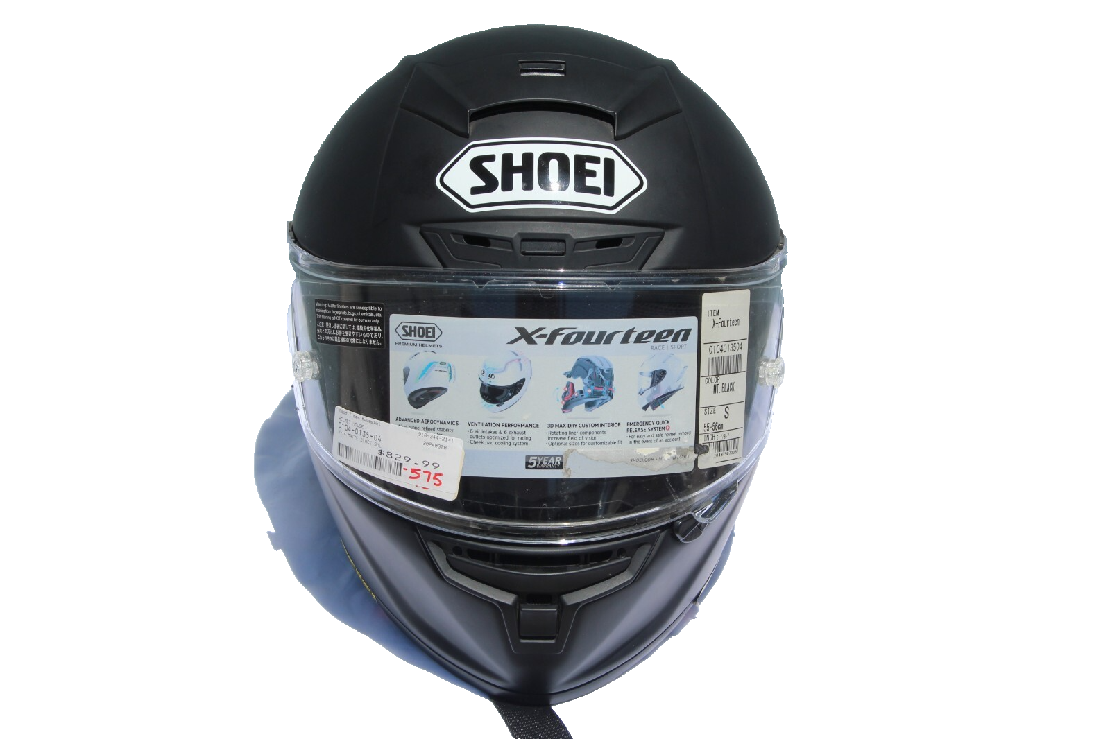 SHOEI 　X-Fourteen Shoei X-Fourteen Brink Full Face Helmet - Ylw/Blue/Wht, All