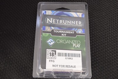Android Netrunner Card Game LCG Tournament Kit Organized Play G18N2- New