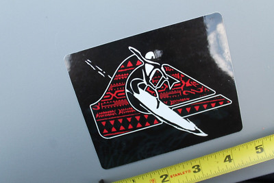 Quiksilver Surfboards Eddie Aikau Big Wave Gun Hawaii OG Vintage Surfing STICKER
