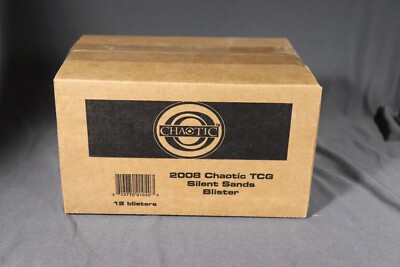 Chaotic TCG Silent Sands Blister Booster Box 12 Packs CCG 1st Edition 2008