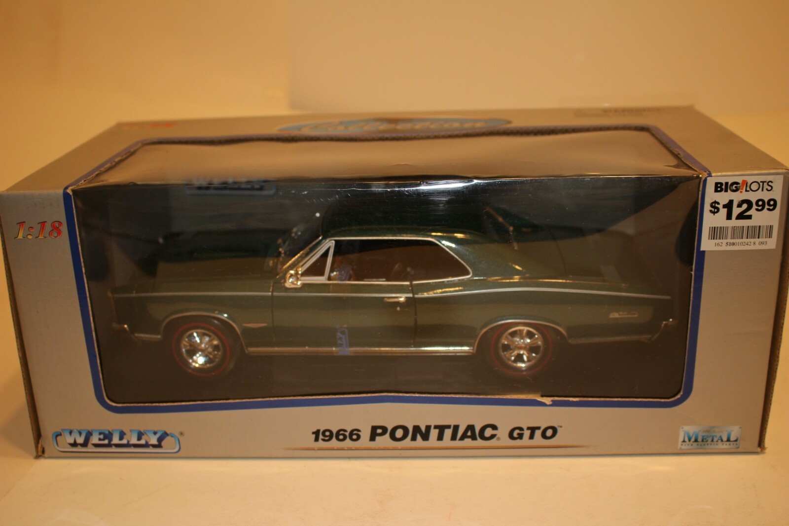 WELLY★1966 ポンティアック GTO Welly 1966 Pontiac GTO, Green 1:18 Scale Diecast Boxed | eBay