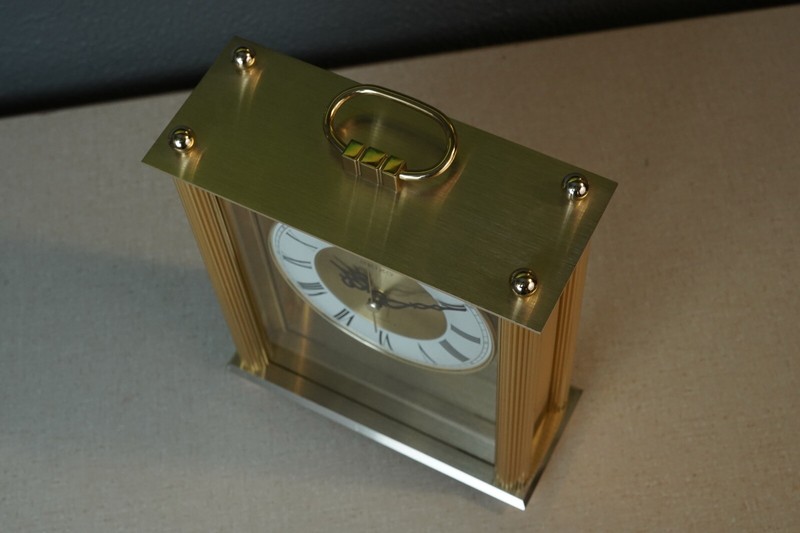 Vintage Seiko Quartz Mantle Carriage Clock QQZ103 G 28101 - Japan