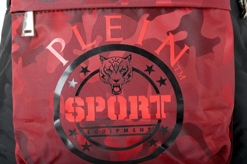 Plein Sport Unisex Military Print Black "ZAINO EASTPAK" Backpack Bag