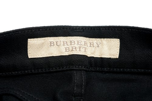 BURBERRY BRITT BURBERRY BRITT SCHWARZ GERADES BEIN HERREN JEANS SZ 38X32 38X34 40X32 40X34