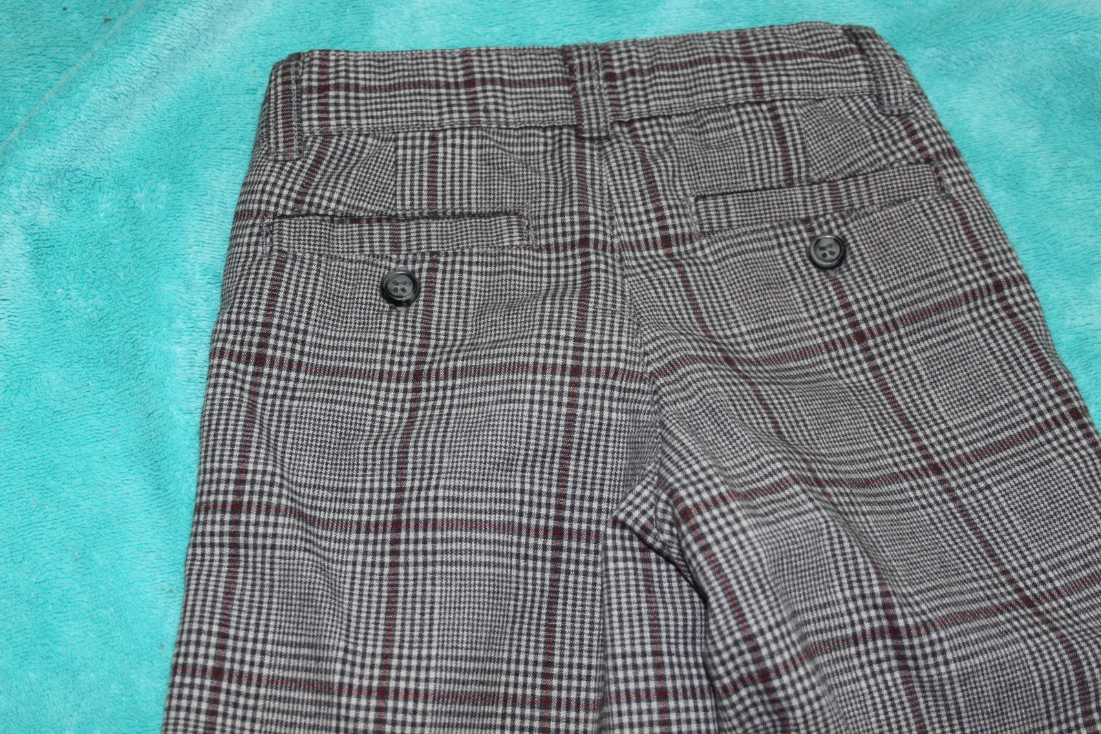 JANIE AND JACK 2t baby boys dress cuffed dress pants with adjustable waist