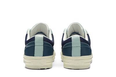 Pre-owned Converse Golf Le Fleur X One Star Ox 'industrial Pack - Blue' 164024c In Barely Blue/patriot/egret