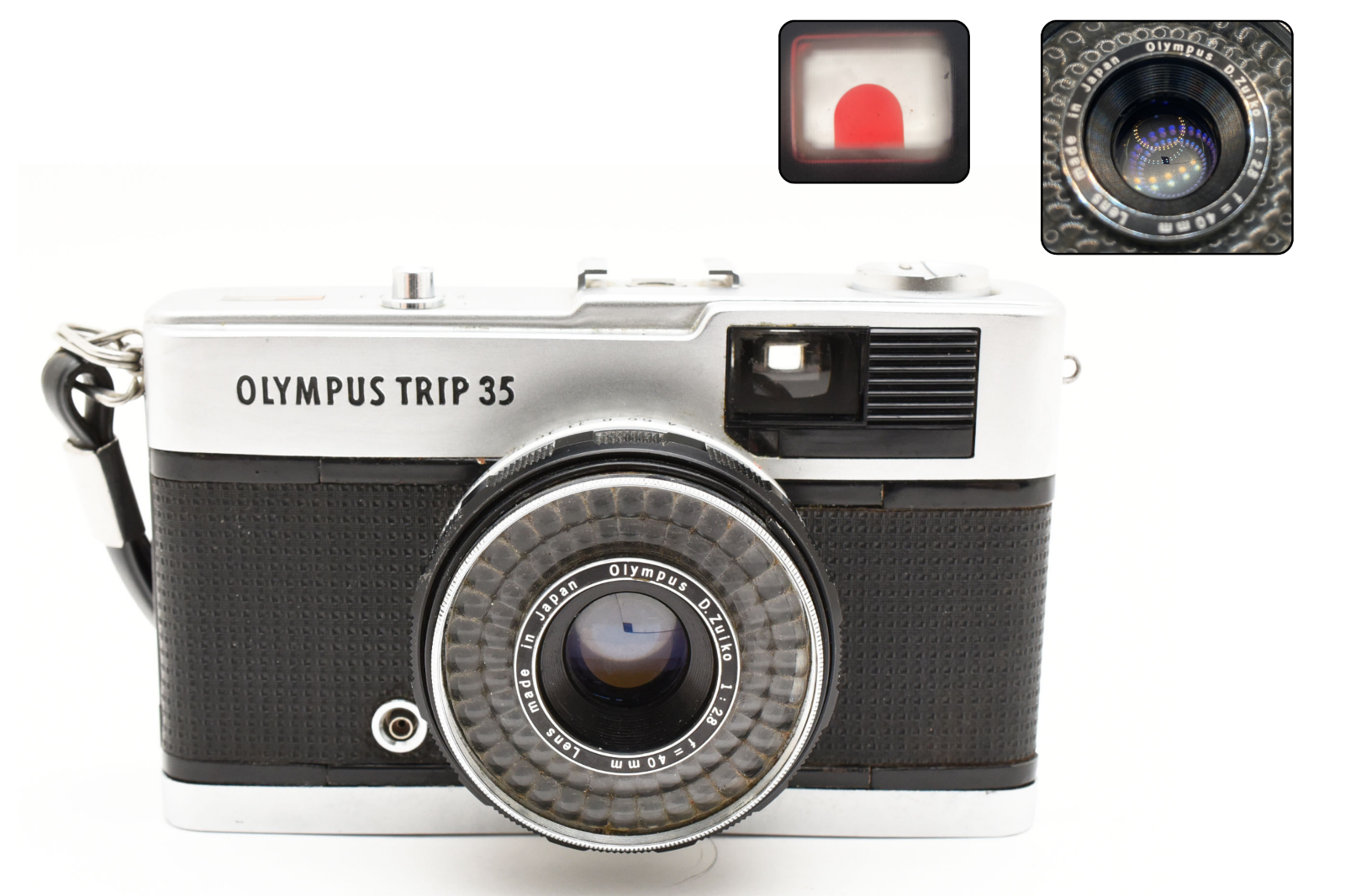 Amazon.com : Olympus Trip 35 Red Leather Point and Shoot